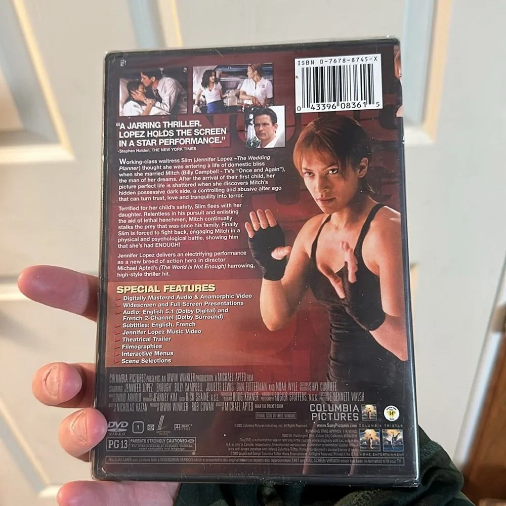 ENOUGH DVD: BRAND NEW